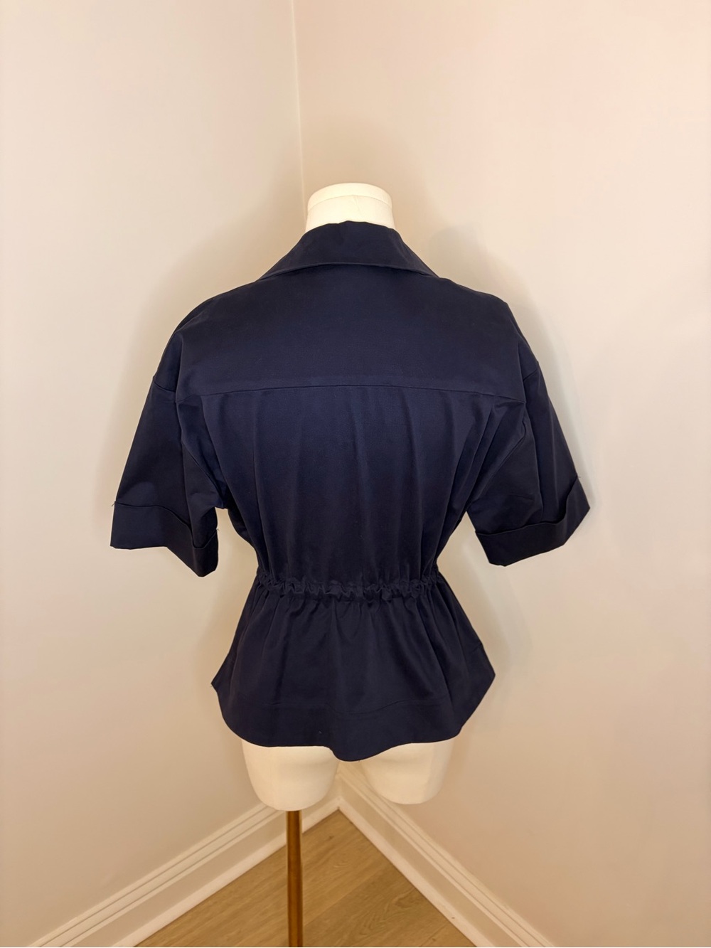 STAUD Bristol Top In Navy Size XS - Picture 4 of 11